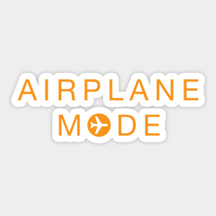 Airplane Mode Sticker